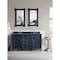 James Martin Vanities Brittany 60in Double Vanity, Victory Blue w/ 3 CM Charcoal Soapstone Quartz Top 650-V60D-VBL-3CSP - alternate 2